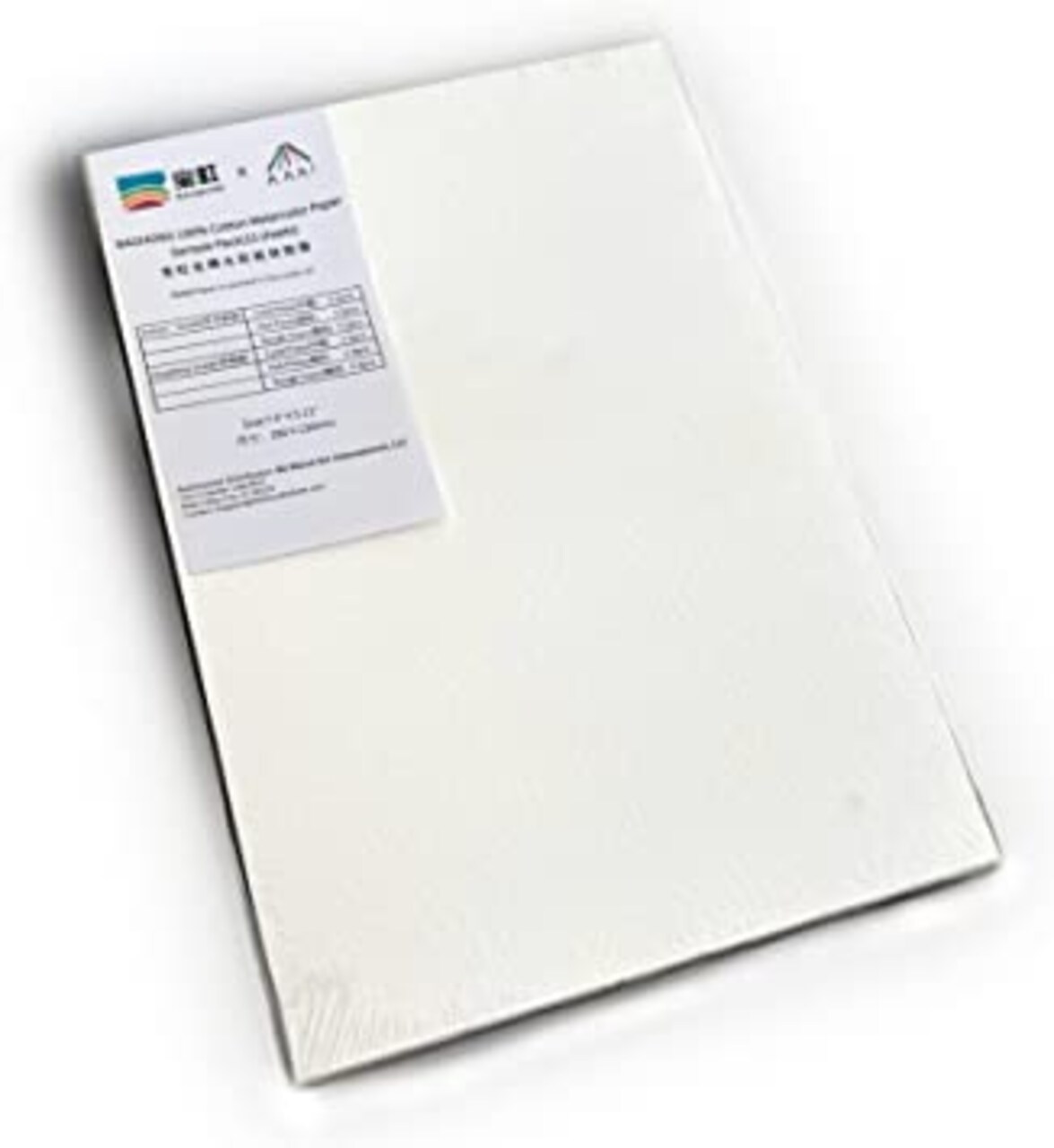 Baohong Watercolor Paper, 190x130mm Sample Pack, 100% Cotton